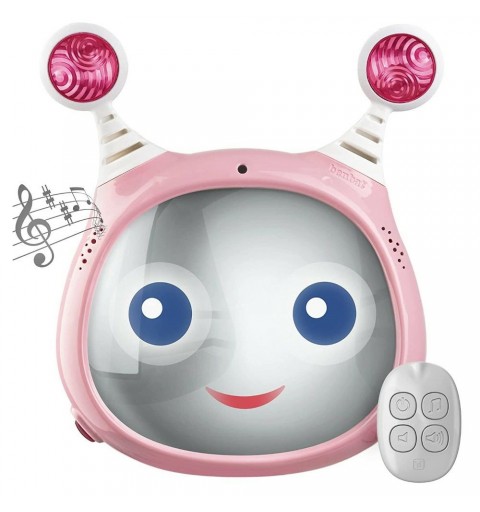 Benbat Oly - lusterko aktywne z pilotem do obserwacji dziecka | Pink